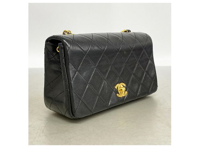 Borsa a tracolla Chanel Mini Matelassé con catena Nero - vista 2