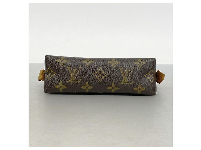 Borsa/Pochette Louis Vuitton Monogram Pochette Tic PM Marrone - vista 3