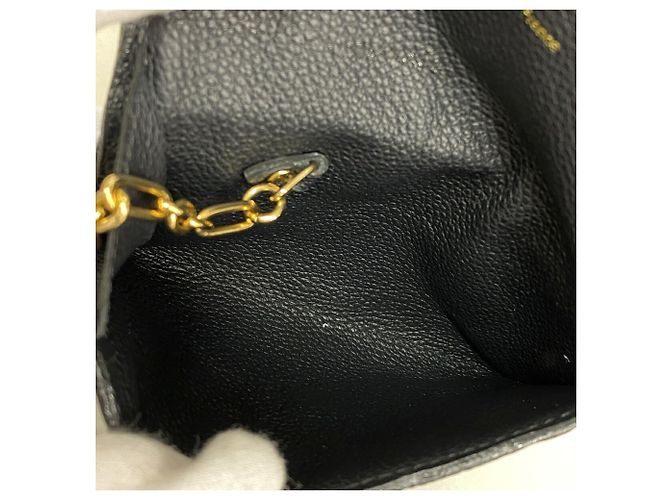 Louis Vuitton Monogram Empreinte Pochette Clé M60633 Noir Negro - vista 3