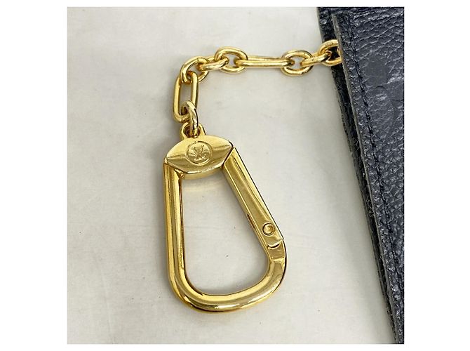 Louis Vuitton Monogram Empreinte Pochette Clé M60633 Noir Negro - vista 8