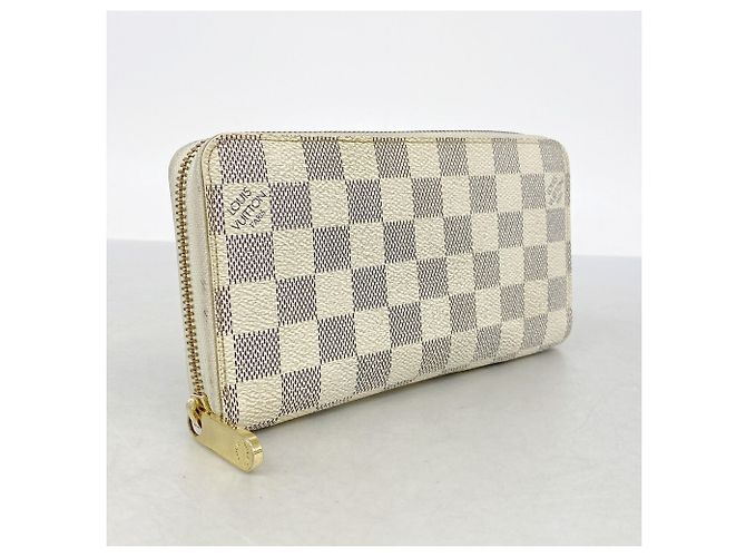 Louis Vuitton Damier Azur Zippy Wallet Weiß - Ansicht 2