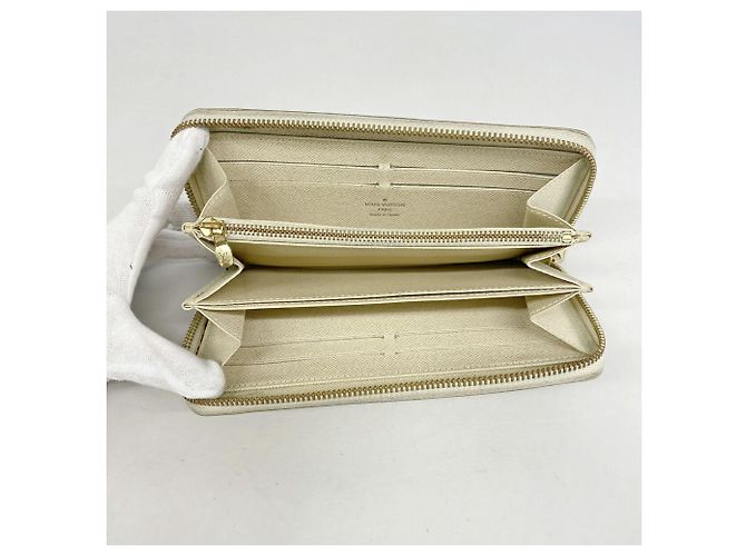 Louis Vuitton Damier Azur Zippy Wallet Weiß - Ansicht 3