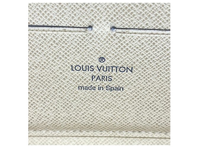 Louis Vuitton Damier Azur Zippy Wallet Weiß - Ansicht 4