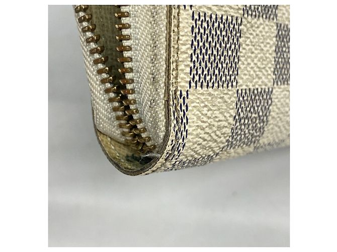 Louis Vuitton Damier Azur Zippy Wallet Weiß - Ansicht 5