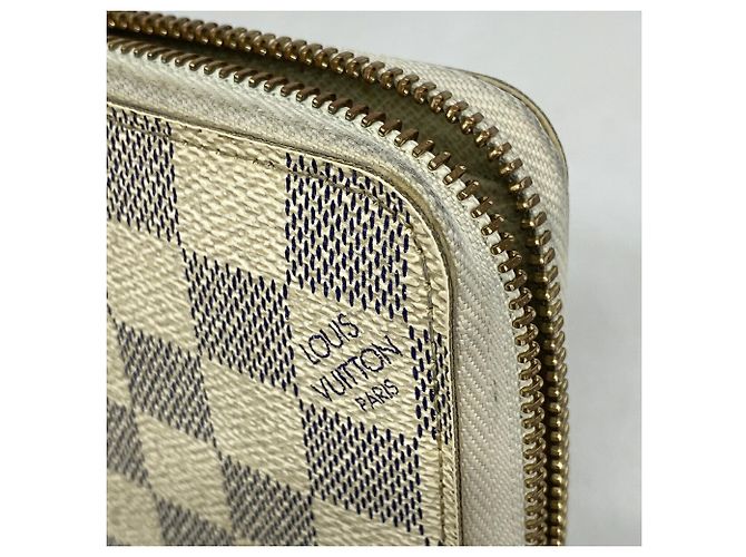 Louis Vuitton Damier Azur Zippy Wallet Weiß - Ansicht 6