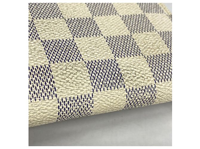 Louis Vuitton Damier Azur Zippy Wallet Weiß - Ansicht 7