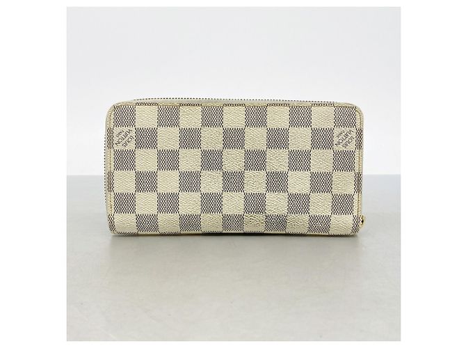 Louis Vuitton Damier Azur Zippy Wallet Weiß - Ansicht 8