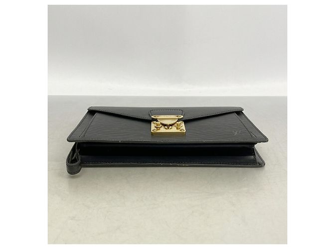 Borsa a pochette Louis Vuitton in pelle Epi Nero - vista 3