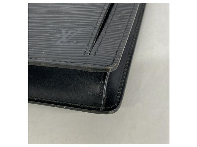 Borsa a pochette Louis Vuitton in pelle Epi Nero - vista 6