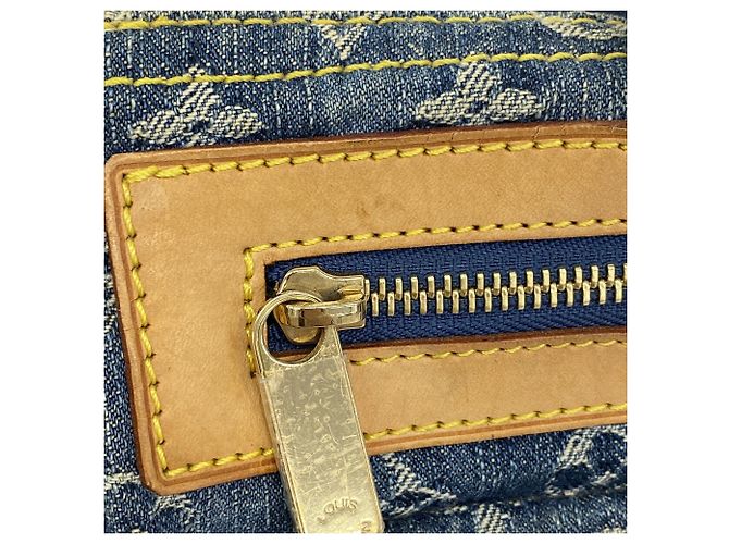 Borsa a mano Louis Vuitton Monogram Denim Neo Speedy Blu - vista 10