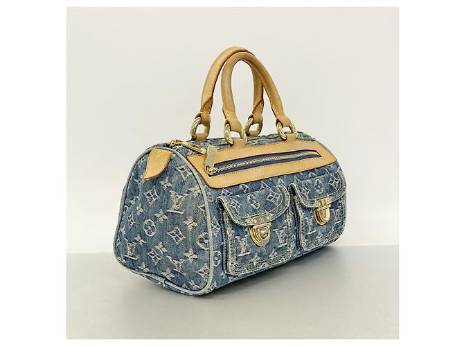 Borsa a mano Louis Vuitton Monogram Denim Neo Speedy Blu - vista 2