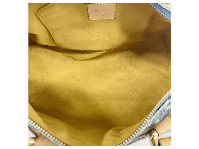 Borsa a mano Louis Vuitton Monogram Denim Neo Speedy Blu - vista 4