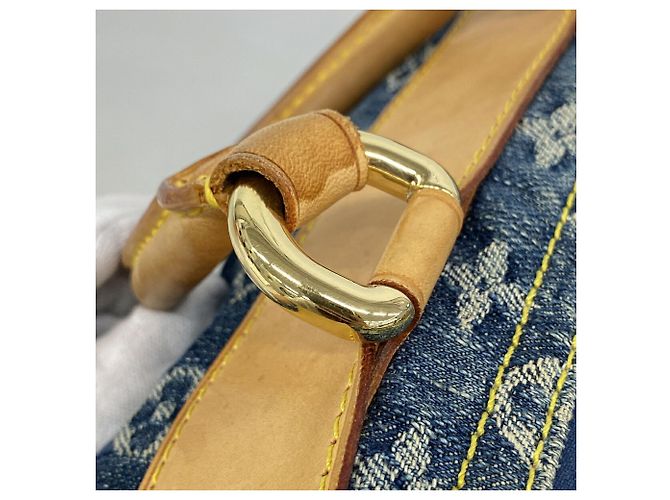 Borsa a mano Louis Vuitton Monogram Denim Neo Speedy Blu - vista 9