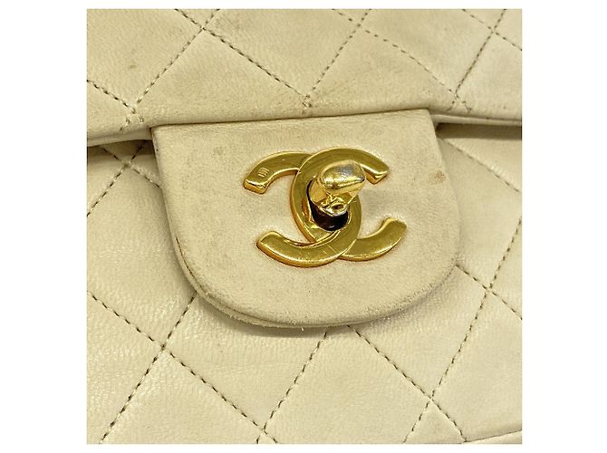 Borsa a tracolla Chanel Matelassé Beige - vista 11