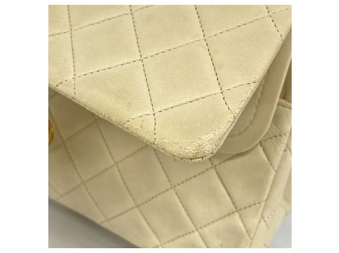 Borsa a tracolla Chanel Matelassé Beige - vista 9