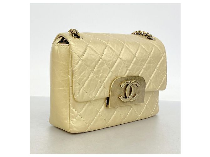 Borsa a tracolla Chanel Matelassé Gold D'oro - vista 2