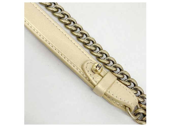 Borsa a tracolla Chanel Matelassé Gold D'oro - vista 8