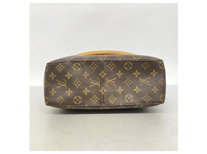 Borsa a tracolla Louis Vuitton Monogram Looping GM Marrone - vista 3