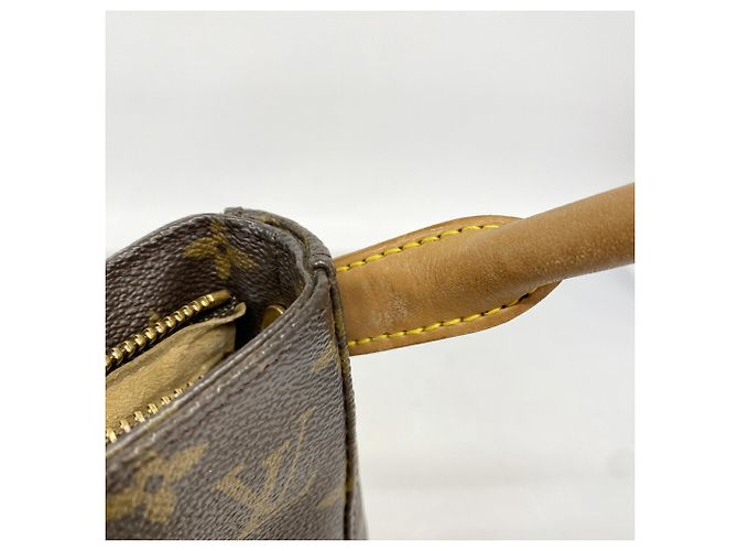 Borsa a tracolla Louis Vuitton Monogram Looping GM Marrone - vista 6