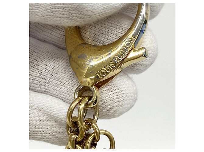 Louis Vuitton Keychain Charm Bijou Sac Insolence Marrone D'oro - vista 2