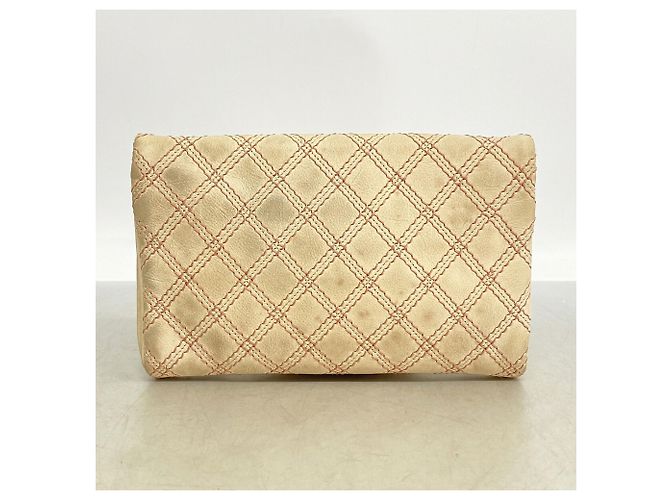Bolsa de ombro Chanel em couro rosa - vista 12