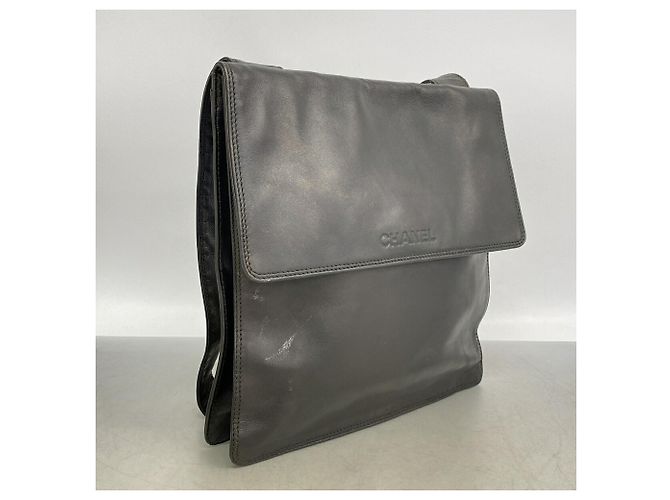 Timeless Borsa a tracolla Chanel in pelle nera Nero - vista 2