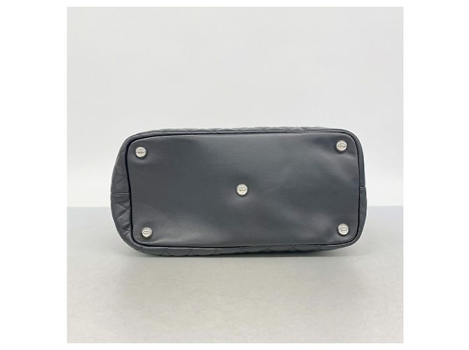 Chanel Cambon Leder Tote Bag Schwarz - Ansicht 3
