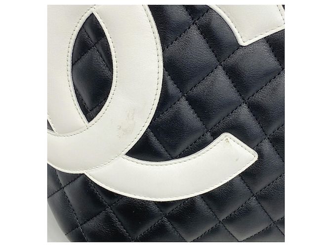 Chanel Cambon Leder Tote Bag Schwarz - Ansicht 6