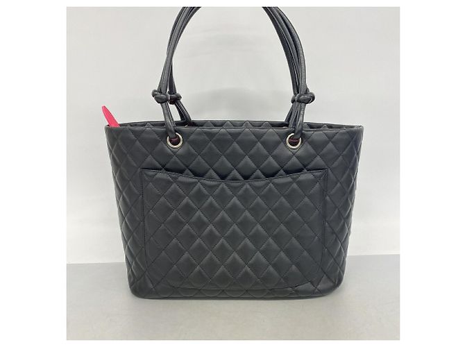 Chanel Cambon Leder Tote Bag Schwarz - Ansicht 7