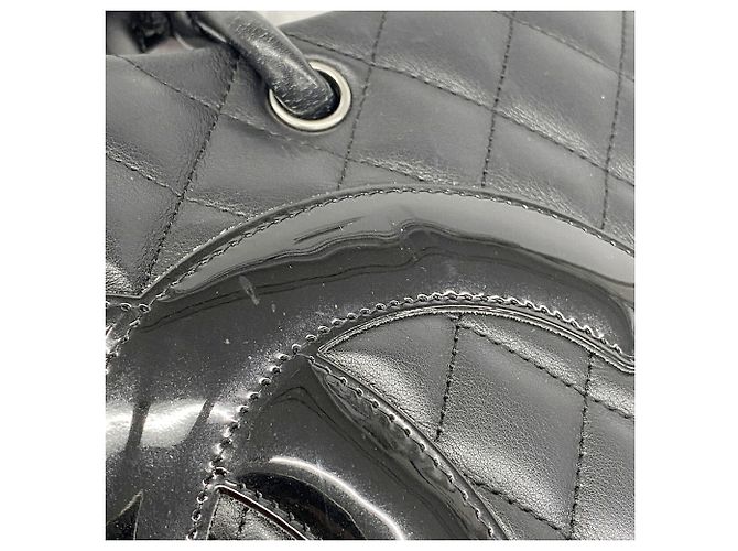 Chanel Cambon Leder Tote Bag Schwarz - Ansicht 11