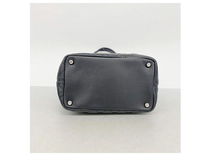 Chanel Cambon Leder Tote Bag Schwarz - Ansicht 3