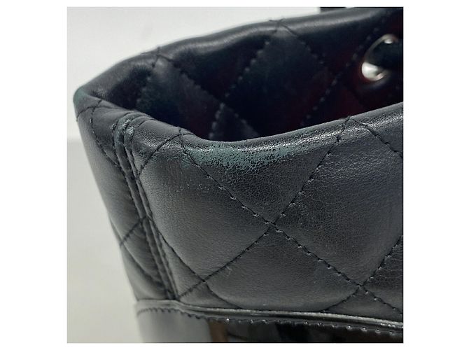 Chanel Cambon Leder Tote Bag Schwarz - Ansicht 7