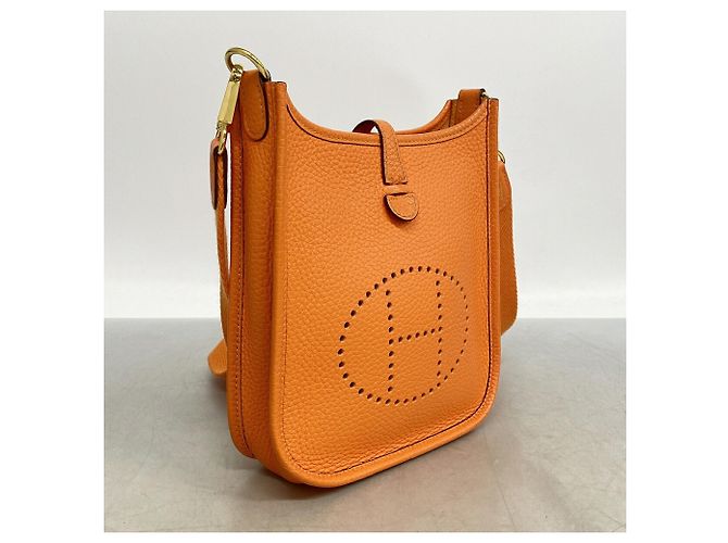 Hermès Borsa a tracolla Hermes Evelyne TPM Arancione - vista 2