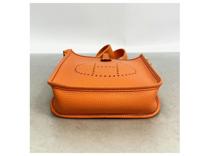 Hermès Borsa a tracolla Hermes Evelyne TPM Arancione - vista 3