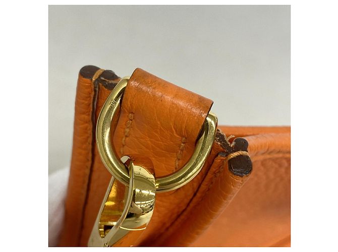 Hermès Borsa a tracolla Hermes Evelyne TPM Arancione - vista 6