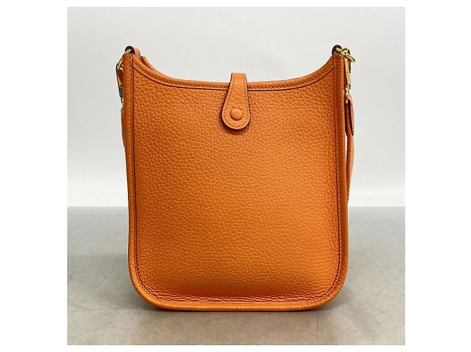 Hermès Borsa a tracolla Hermes Evelyne TPM Arancione - vista 7