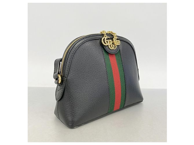 Borsa a tracolla Gucci Ophidia Sherry Line Nero - vista 2