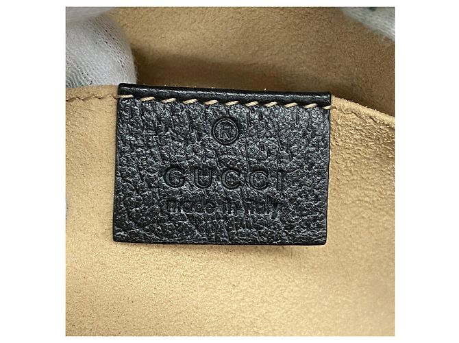 Borsa a tracolla Gucci Ophidia Sherry Line Nero - vista 5