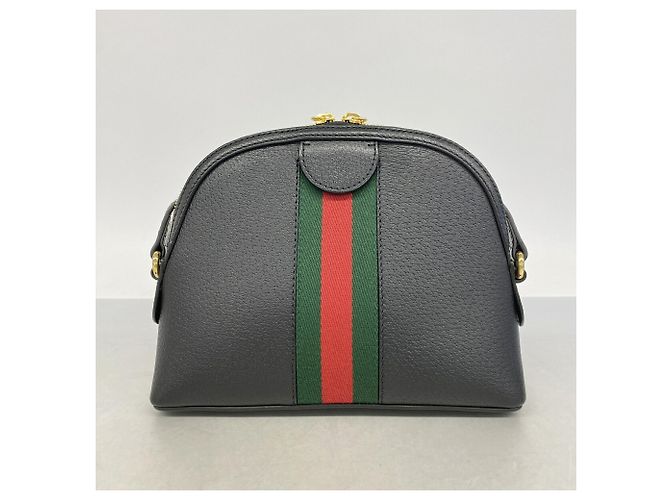 Borsa a tracolla Gucci Ophidia Sherry Line Nero - vista 8