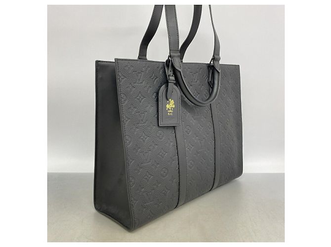 Louis Vuitton Taurillon Sac Plat 24H Tote Bag Nero - vista 2