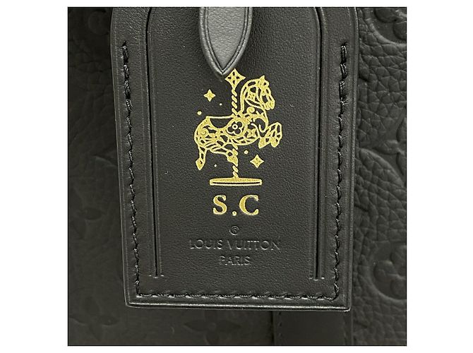 Louis Vuitton Taurillon Sac Plat 24H Tote Bag Nero - vista 6