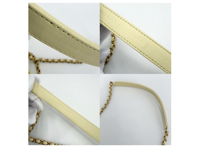 Borsa Vanity Chanel Matelassé Giallo - vista 10