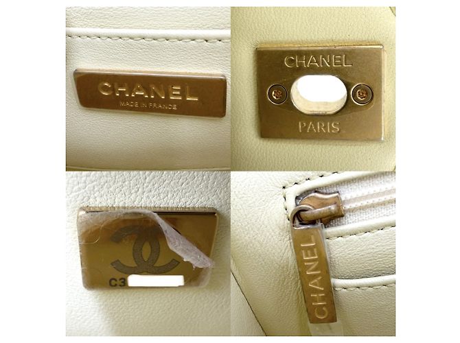 Borsa Vanity Chanel Matelassé Giallo - vista 5