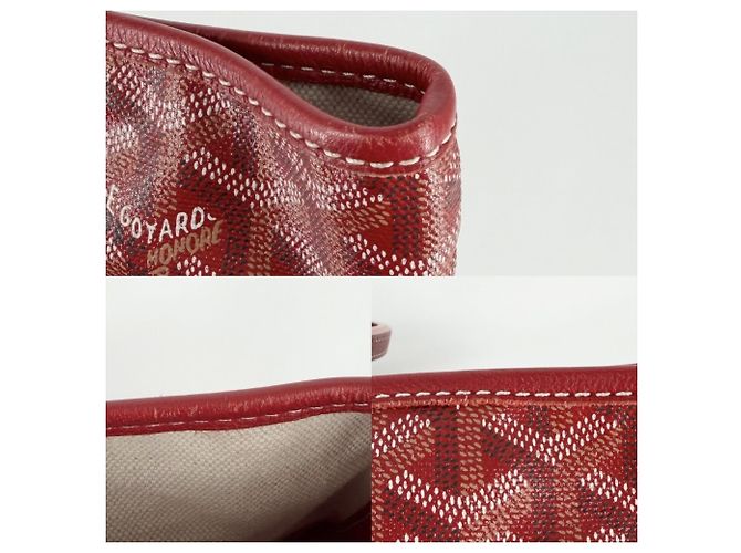 Borsa Tote Goyard Saint Louis PM Rosso - vista 6