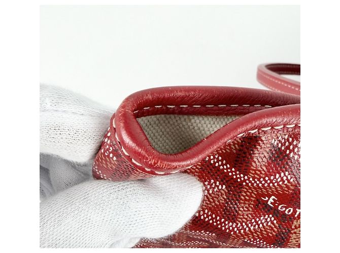 Borsa Tote Goyard Saint Louis PM Rosso - vista 8