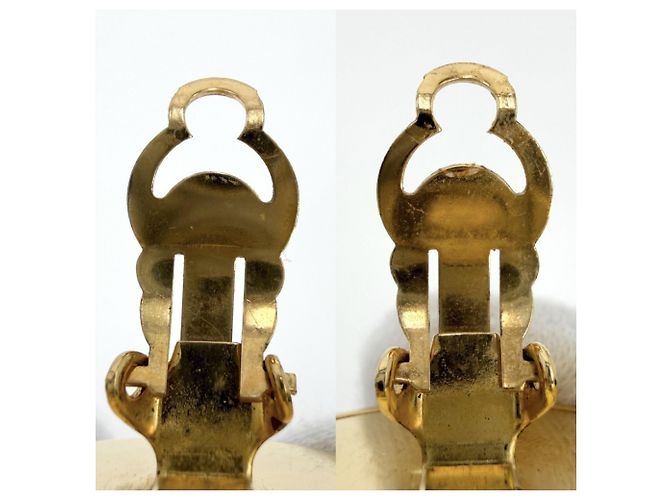 Timeless Orecchini a clip vintage Chanel D'oro - vista 3