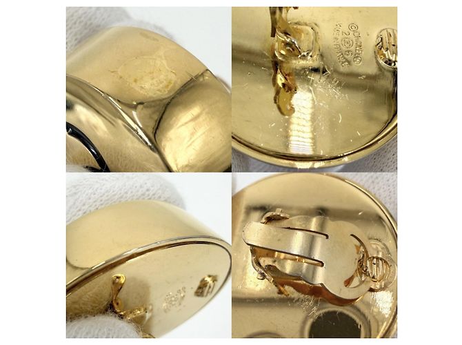 Timeless Orecchini a clip vintage Chanel D'oro - vista 6