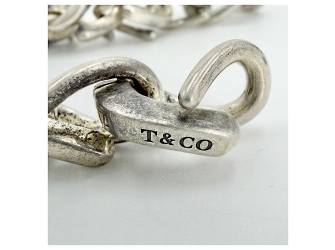Tiffany & Co. Men's Forge Medium Link Bracelet Silvery White - view 3