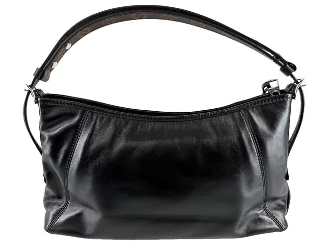 Borsa Louis Vuitton LV Vibe Carryall EW da donna Nero Bianco Multicolore Monogramma - vista 2