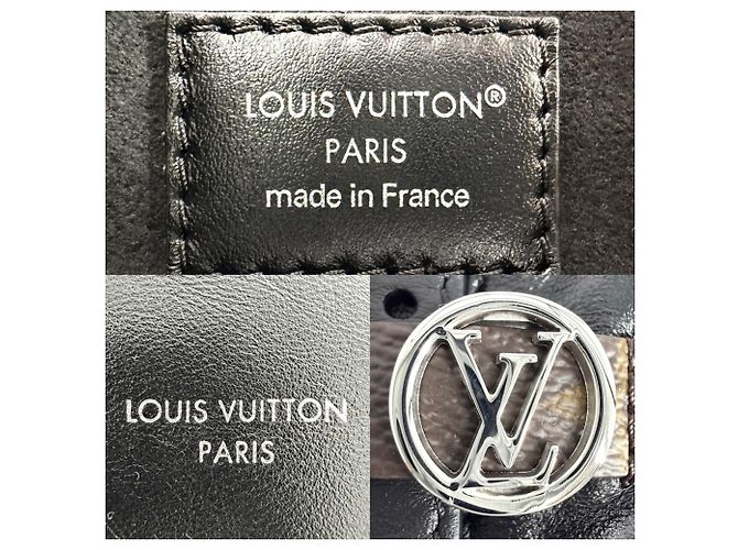 Borsa Louis Vuitton LV Vibe Carryall EW da donna Nero Bianco Multicolore Monogramma - vista 5